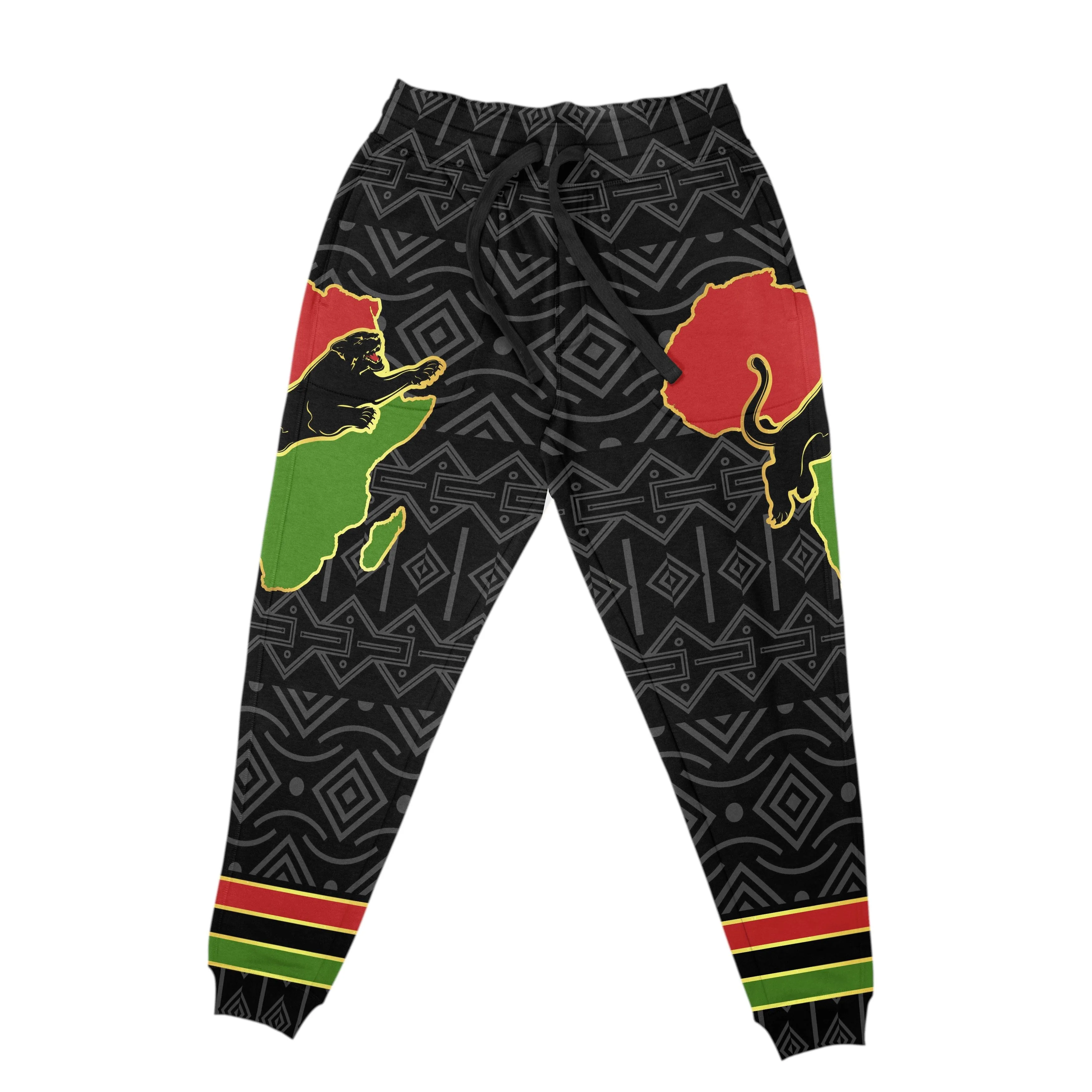 African Panther All-over Hoodie and Joggers Set