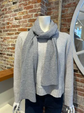 ALASHAN CASHMERE PLUSH WAFFLE STITCH SCARF