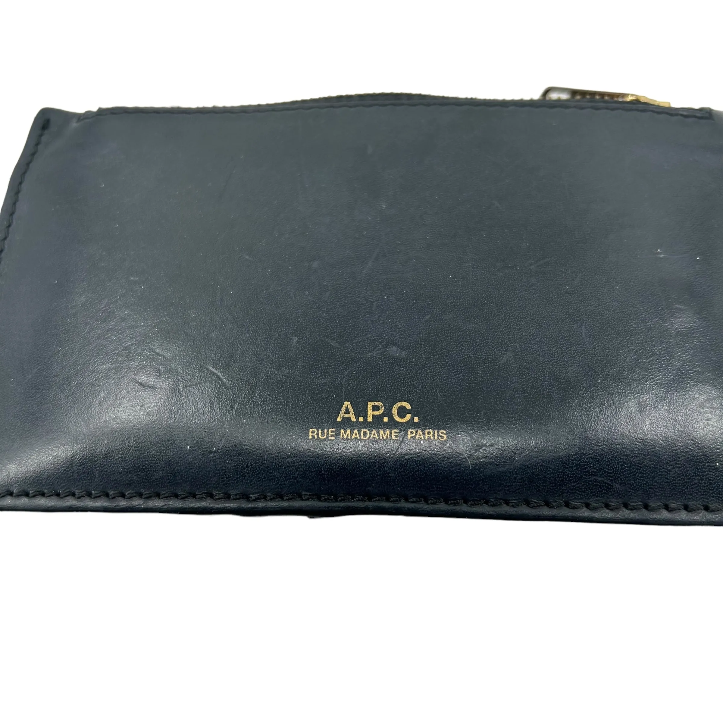 A.P.C./Card Case/Black/Leather/