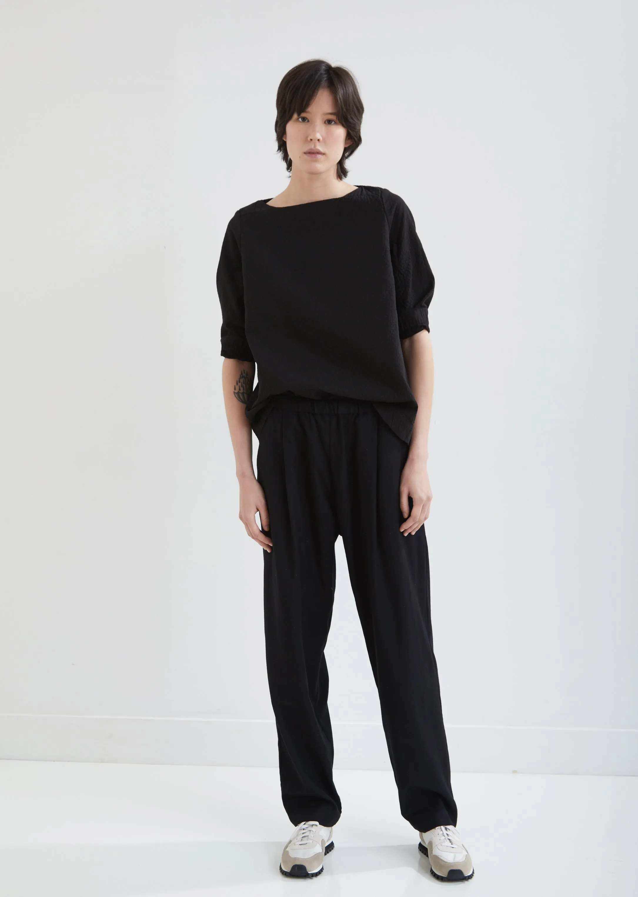 Basic Femme Wool Cashmere Jogging Pants