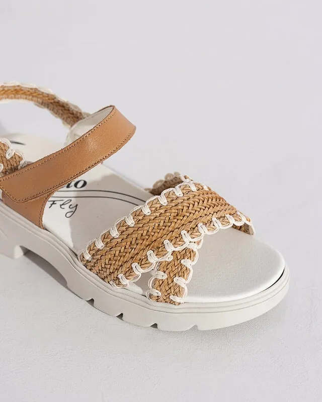 Crochet Tan Sandal