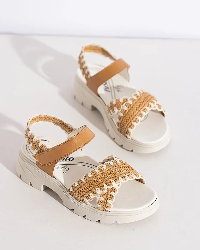 Crochet Tan Sandal