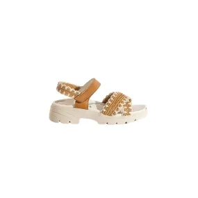 Crochet Tan Sandal