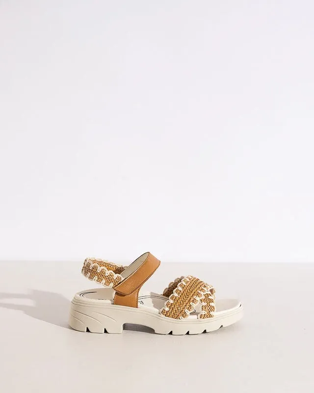 Crochet Tan Sandal