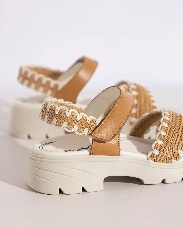 Crochet Tan Sandal