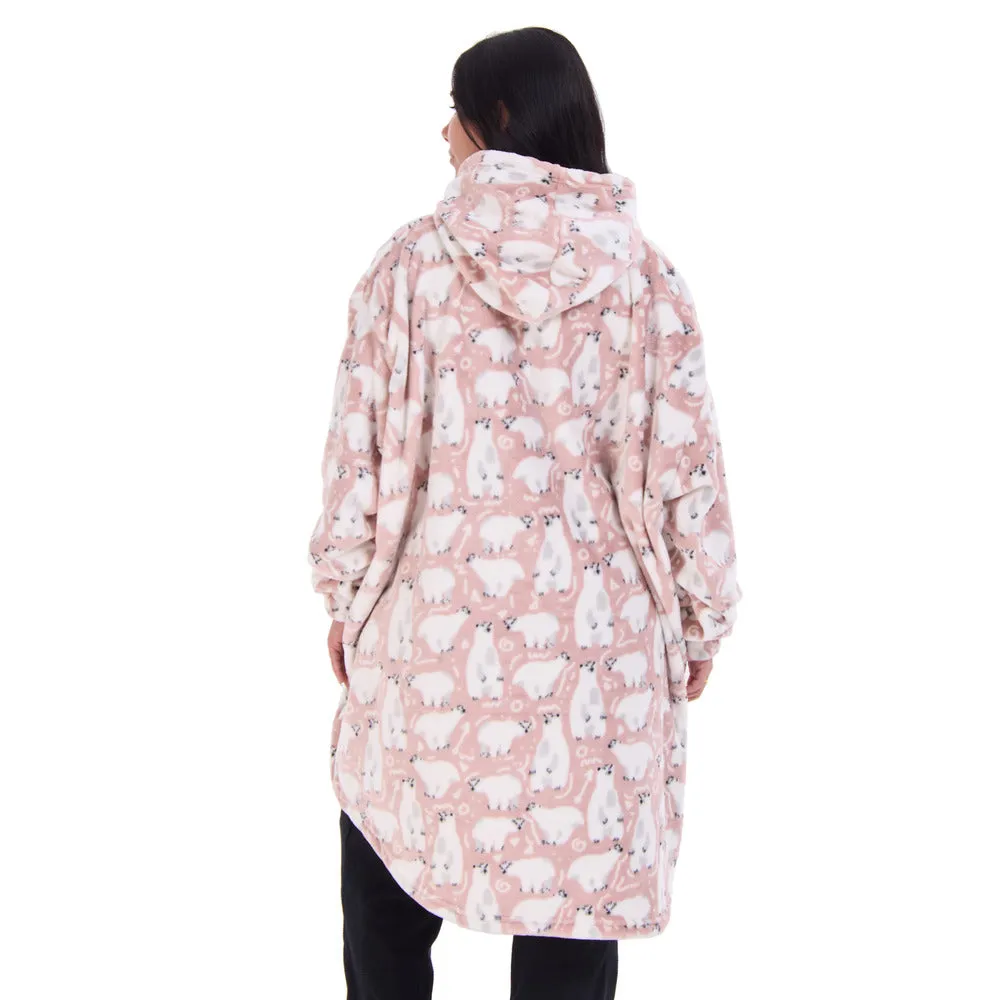 Snuggs Blanket Hoodie Cashmere Polar Bear