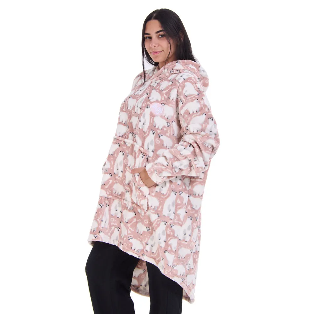 Snuggs Blanket Hoodie Cashmere Polar Bear