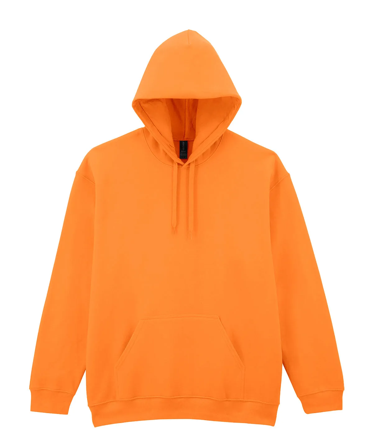 Softstyle midweight fleece adult hoodie | Tangerine