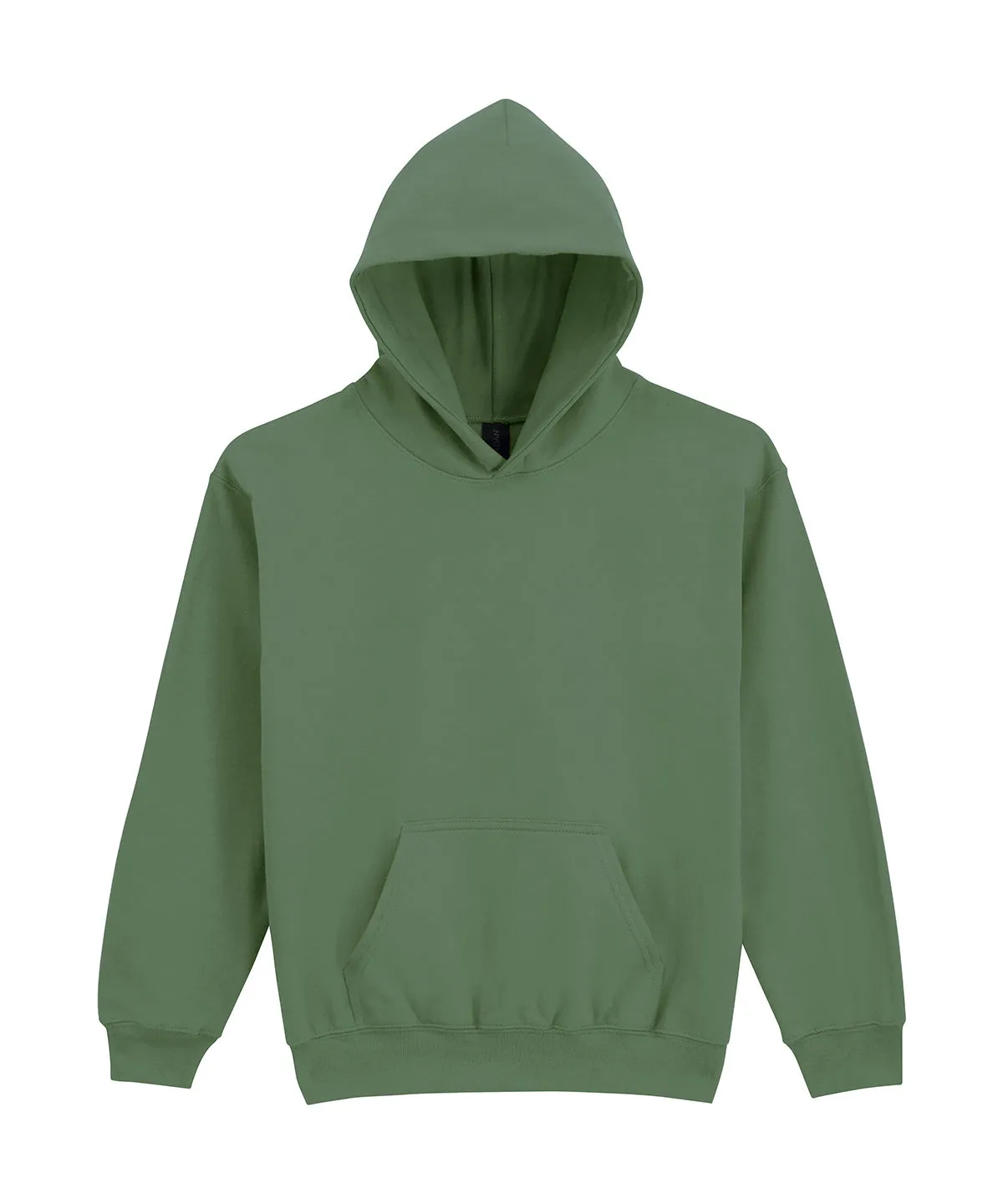 Softstyle midweight fleece youth hoodie | Military Green
