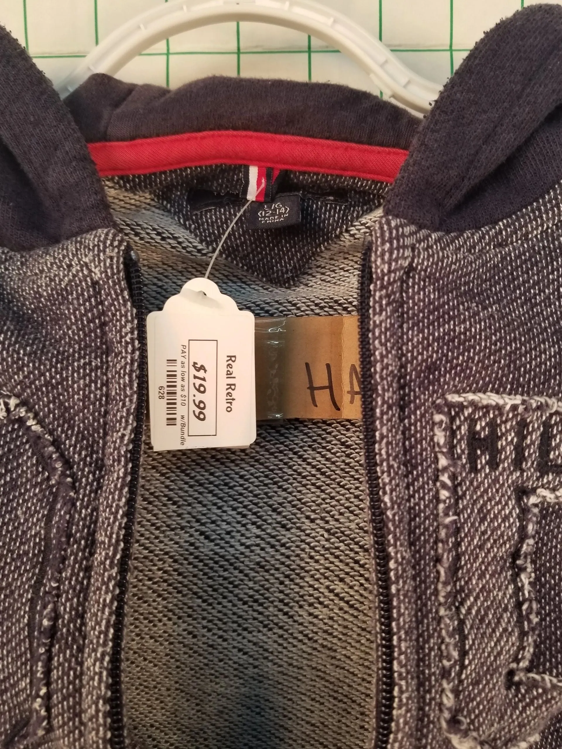 Tommy Hilfiger Youth Zip-up Hoodie L