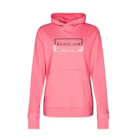 WOMEN&#x27;S HOODIE WITH POCKET KLCANTU PINK CHATEAU ROSE